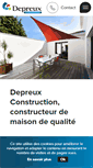 Mobile Screenshot of depreux-construction.com
